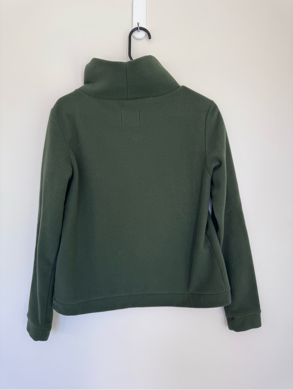 Dudley Stephens Park Slope Vello Fleece Top Green size Medium - Picture 5 of 5